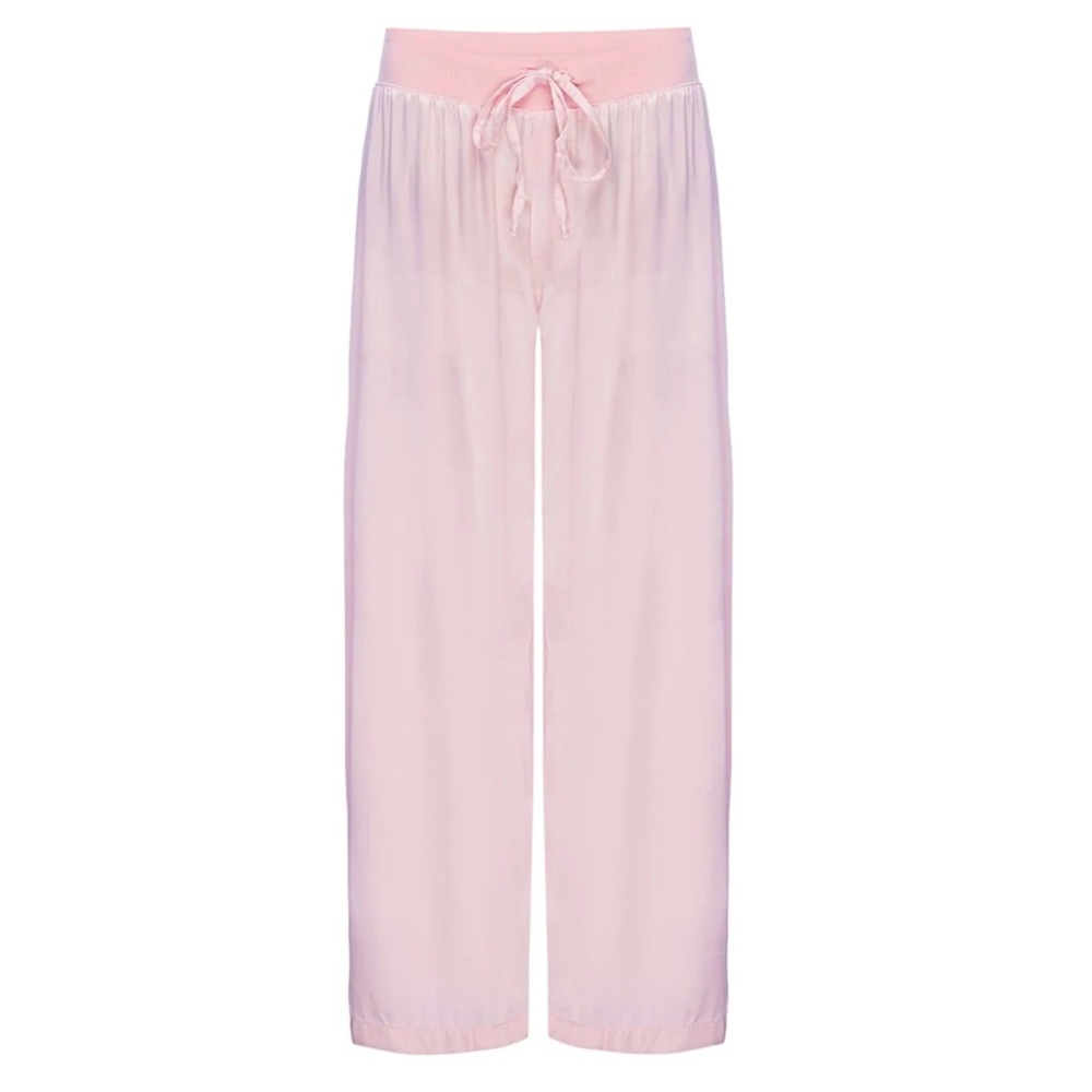 PJ Harlow Satin Jolie Capri Lounge Pants - Small